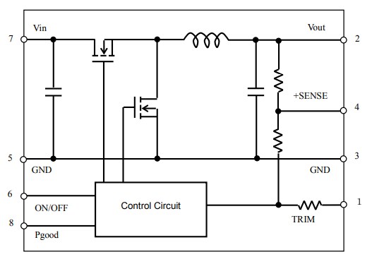 Block Diagram - Murata MYUSP DC-DC Converter
